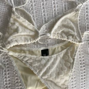 Triangl White Bikini